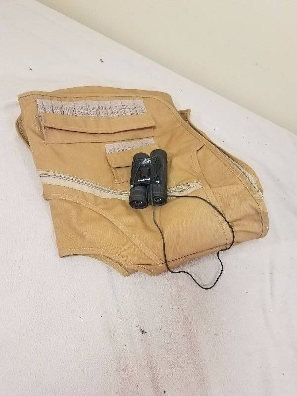 Hunting Vest with Binoculars