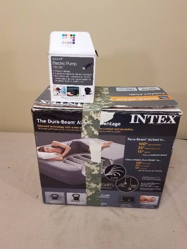 Full Size Air Mattress and Pump