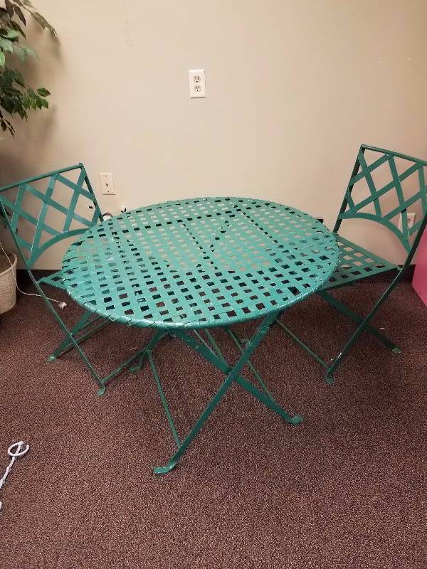 Metal Outdoor Table and Chairs Set
