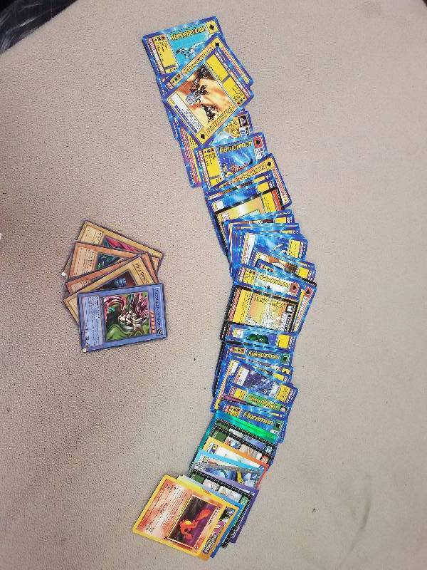 Digimon and Yu-GU-UH Cards