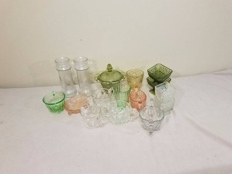 Depression Glass and Misc. Glass Lot