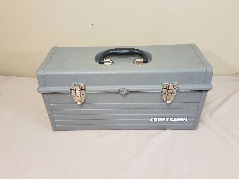 Craftsman Plastic Tool Box  with Tools