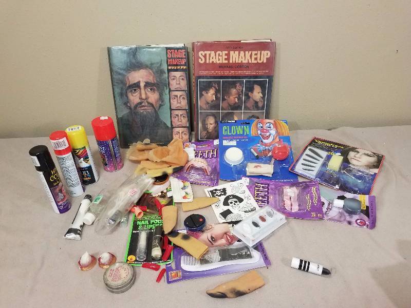 Halloween Make-up and Books