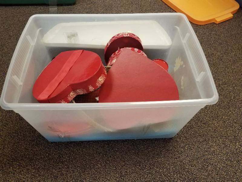 Tote of Valentines Day dcor