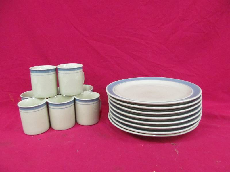 lot 41 image: St, Croix Stoneware dishes