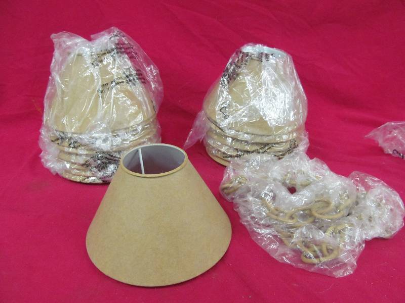 lot 45 image: lamp shades
