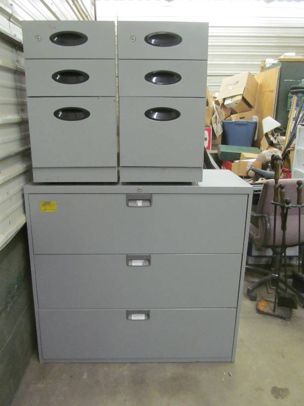 lot 48 image: file cabinets