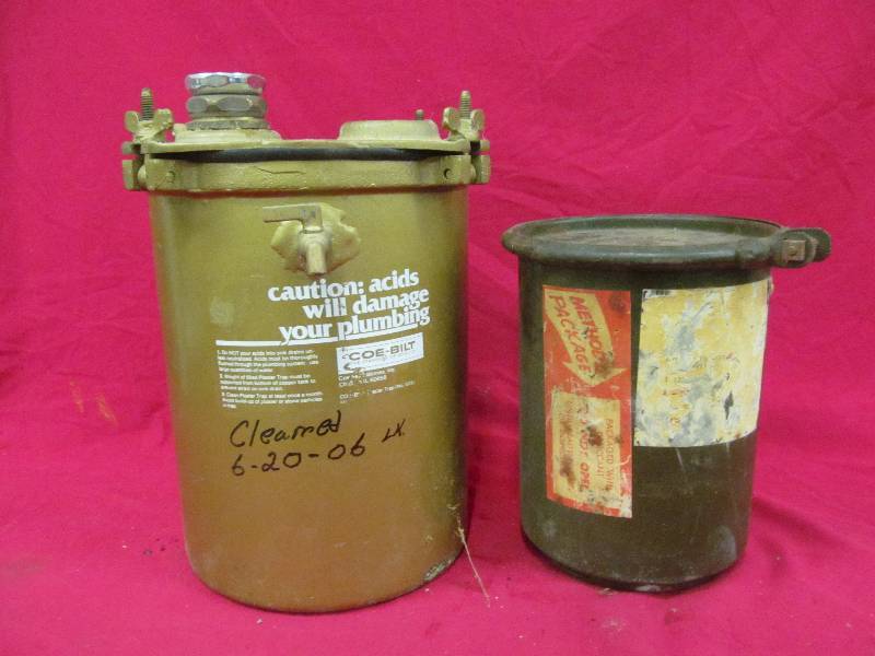 lot 61 image: sealed canisters