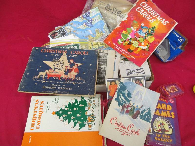 lot 83 image: old newpapers,song books