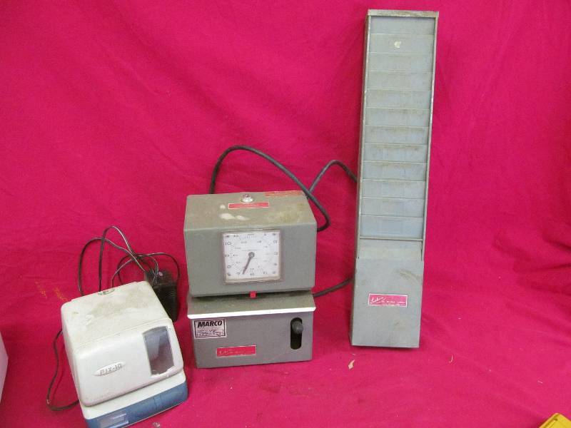 lot 88 image: time clocks