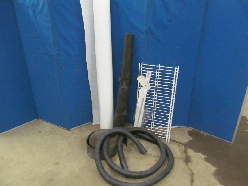 lot 170 image: foam, weed barrier, base molding, wire shelf