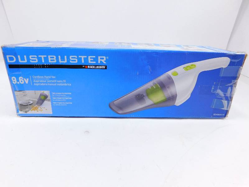 lot 27 image: Dustbuster 9.6v Cordless Hand Vacuum BlackDecker