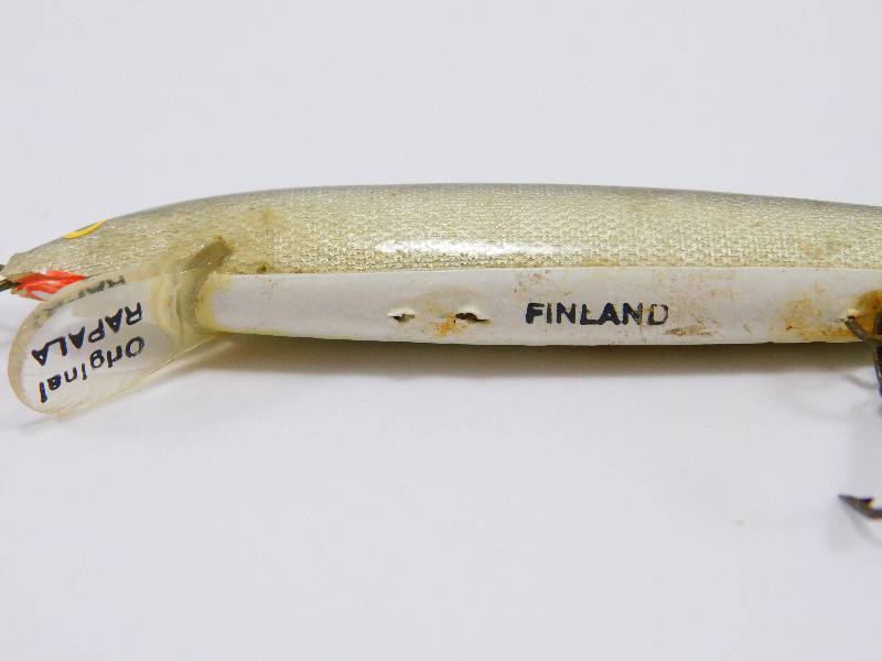 Vintage Finland Rapala Lure, Vintage Fishing Gear Auction #26
