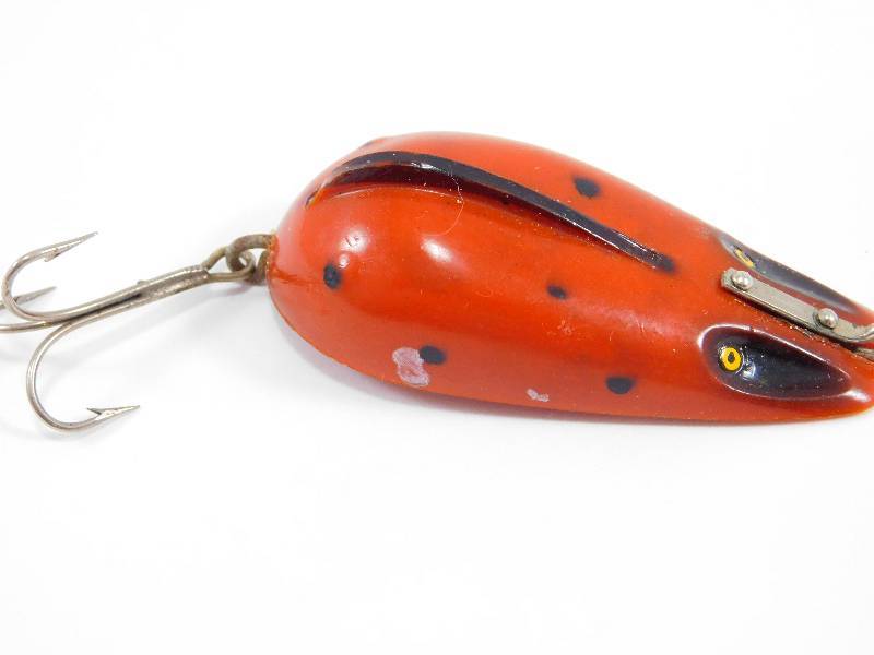 Vintage Paul Bunyan Lady Bug Lure | Vintage Fishing Gear Auction 