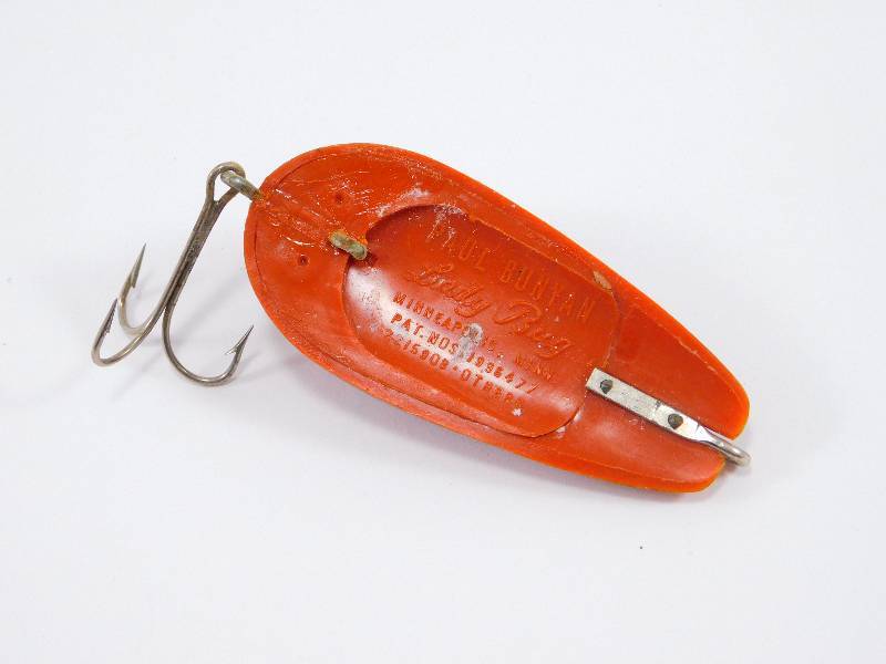 Vintage Paul Bunyan Lady Bug Lure, Vintage Fishing Gear Auction #26