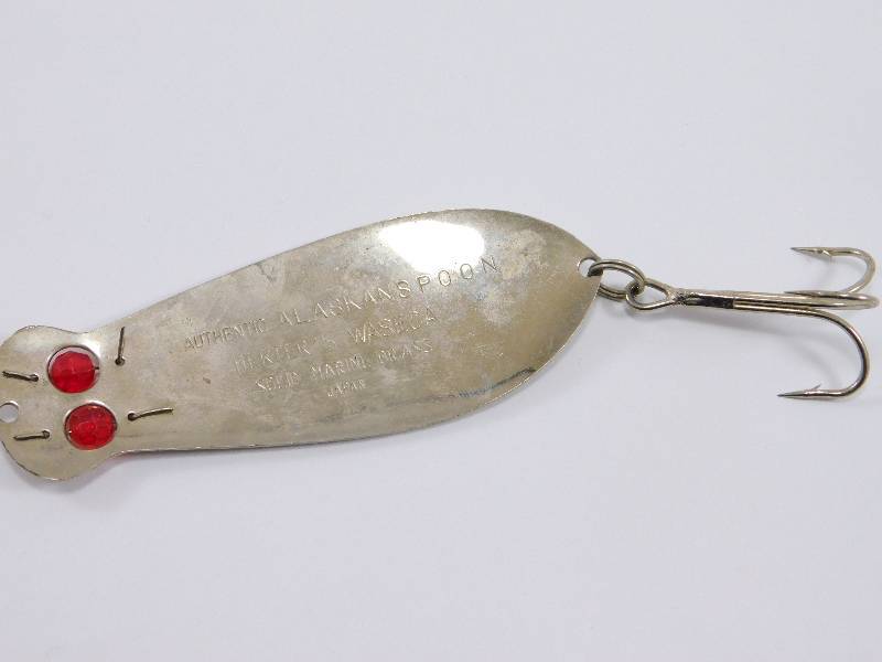 Vintage Authentic Alaskan Spoon - Herter's Waseca - Solid Marine Brass, Vintage Fishing Gear Auction #26