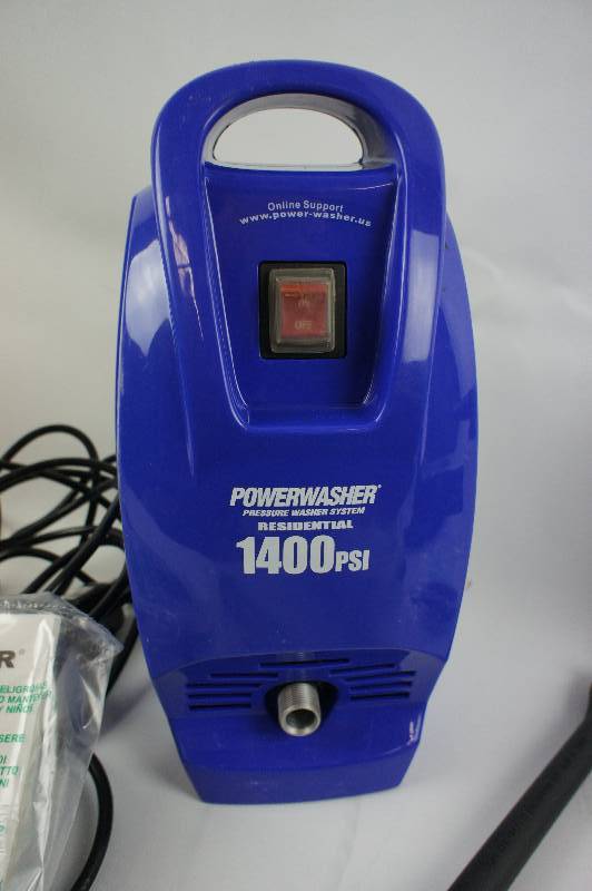 lot 197 image: Powerwasher Brand 1400 PSI Electric Pressure Washer