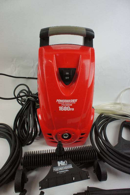 lot 198 image: Powerwasher Brand 1600 PSI Electric Pressure Washer