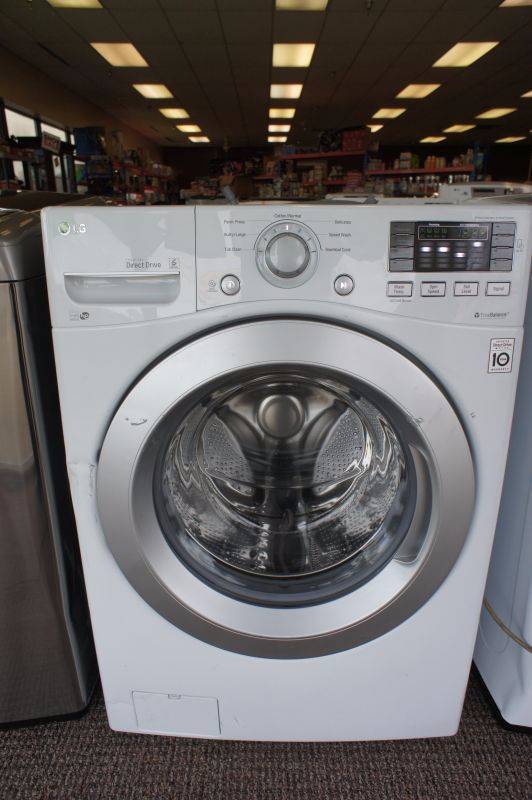 lot 6 image: LG Washer - Model # (WM3570HWA) - New MSRP $999.99, Smooth White, 4.3 cu.ft., 27 Width, - TestedWorks.