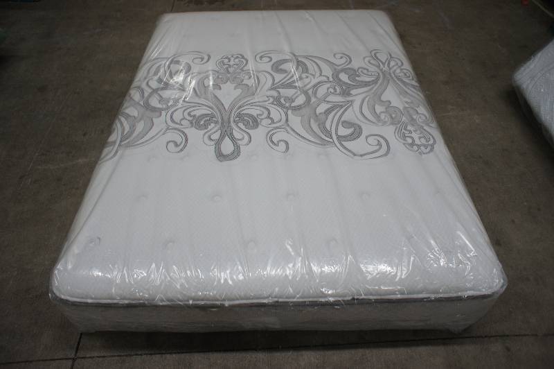 lot 15 image: New Queen Size Sealy Posturepedic Tilbury Plush  Queen Size Mattress Mattress - MSRP $1799.99