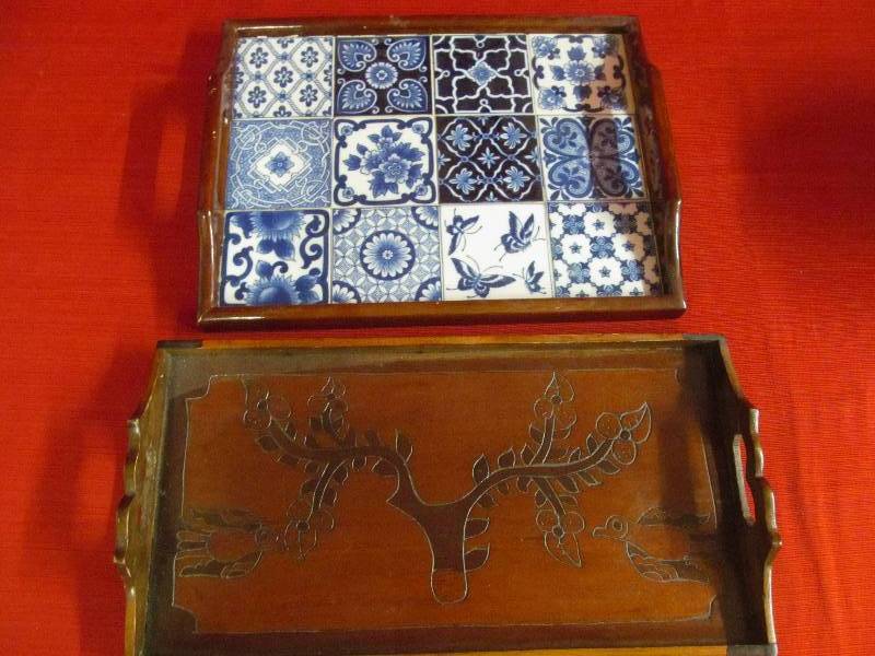 vintage serving tray