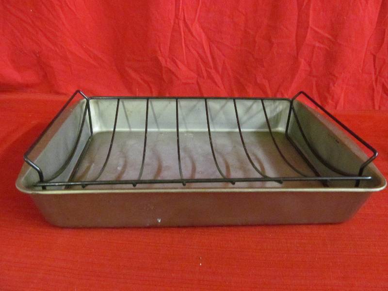 pan, meat rack