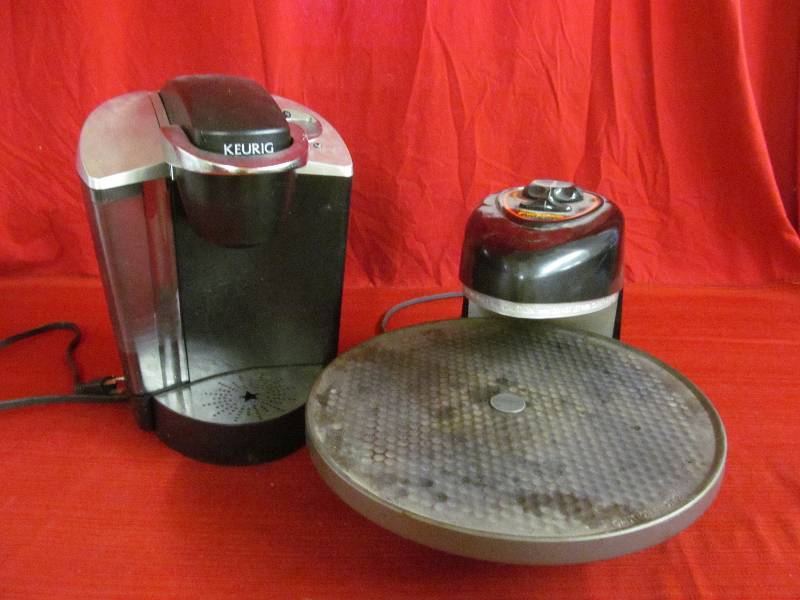 Keurig coffee maker, Presto pizzazz maker