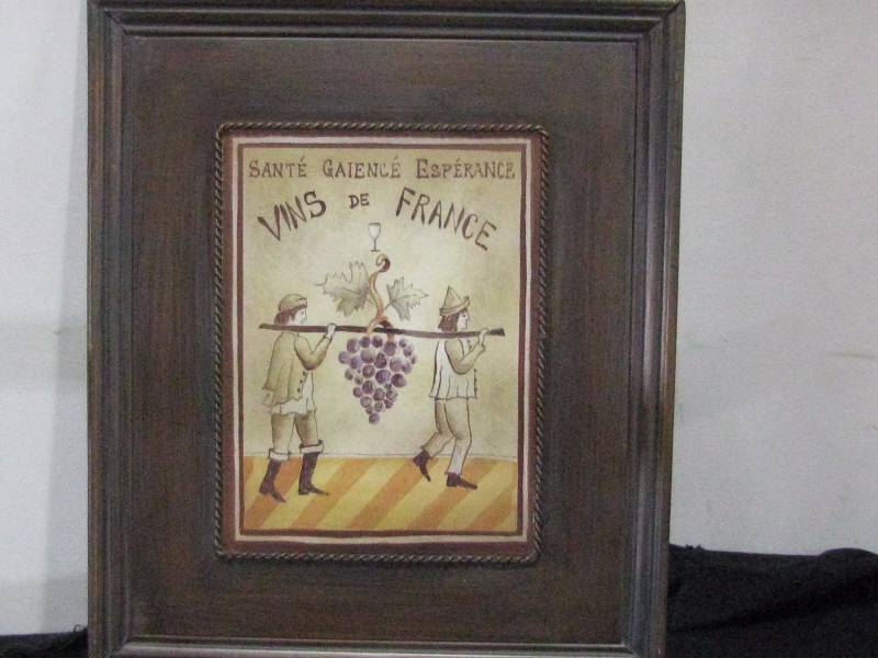 lot 18 image: Metal Art Picture