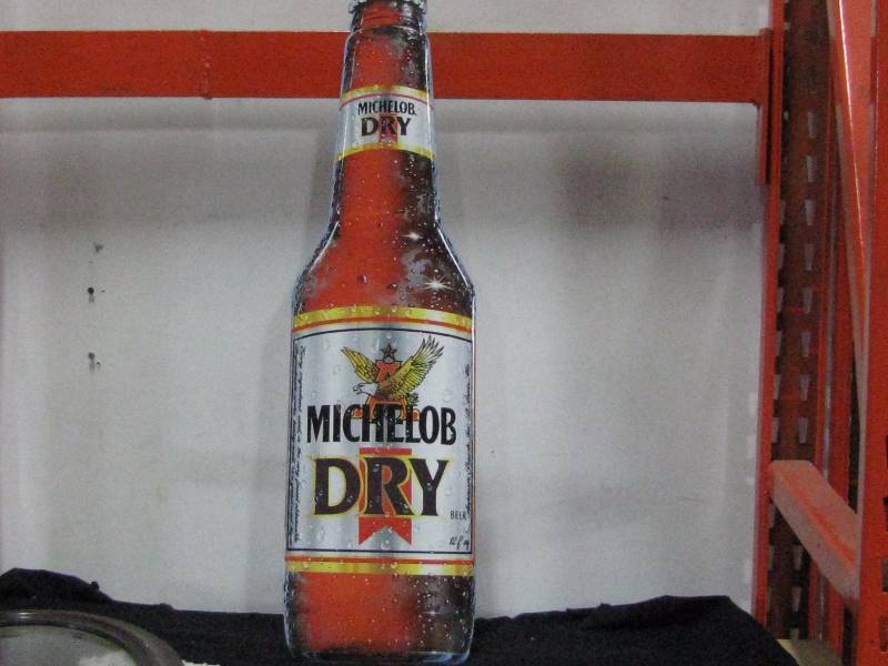 lot 31 image: Metal Michelob Dry Sign