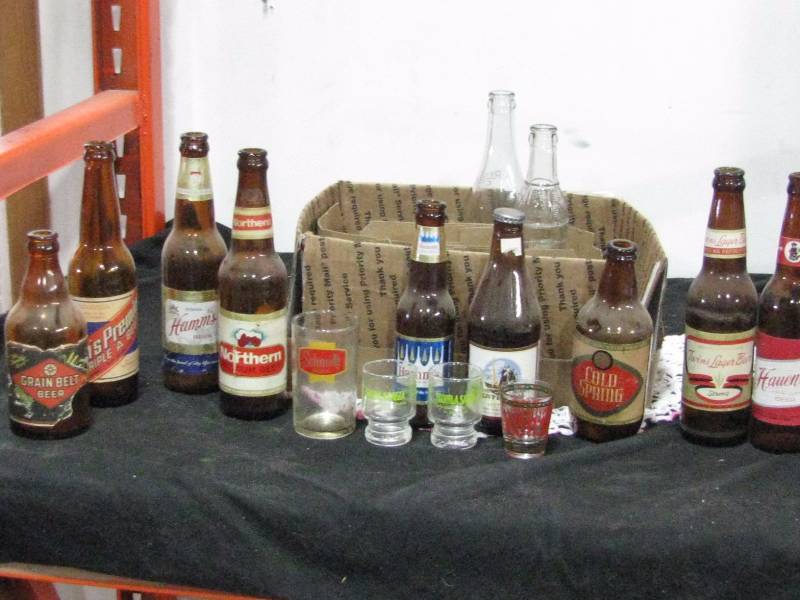 lot 66 image: Beer Bottles & Shot Glasses