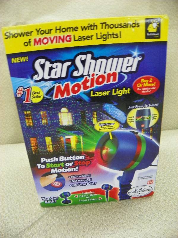 Star Shower Motion Laser Light, MSRP $64.99