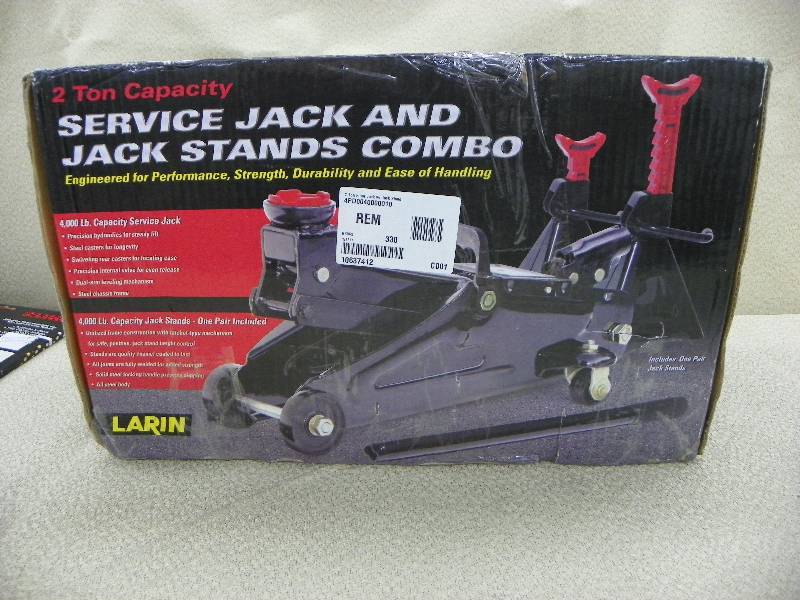 2 Ton Service Jack with Jack Stands, MSRP $ 69.99