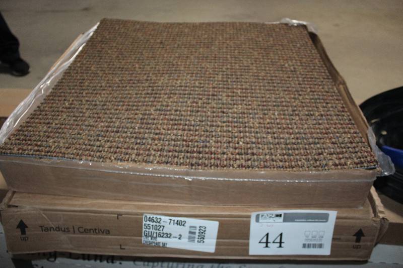 lot 44 image: Lot of (2) Boxes of Carpet Squares