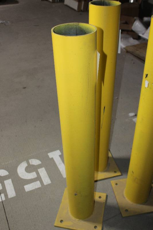 lot 42 image: Yellow Metal Safety Pole