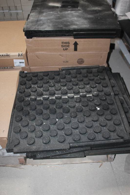 lot 17 image: Lot of (3) Boxes of Johnsonite Gym Flooring Tiles