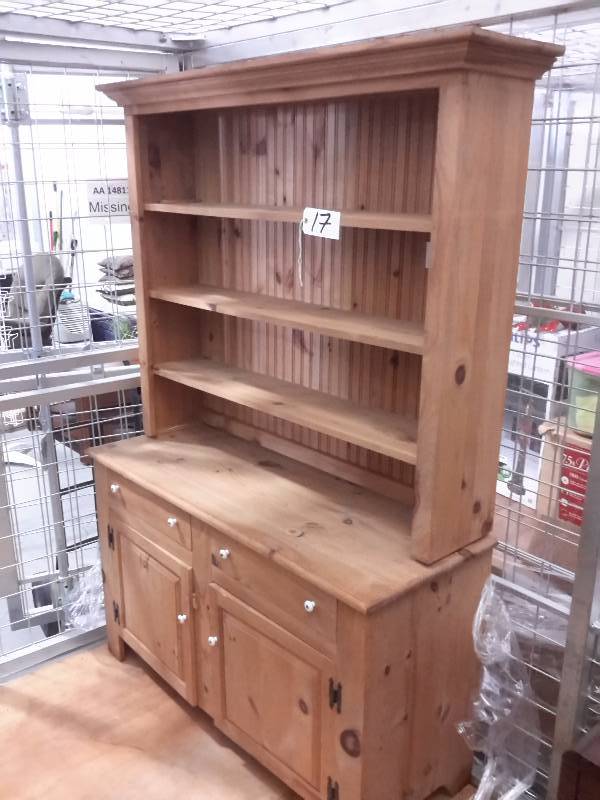 Nice Solid wood hutch.. 2 parts