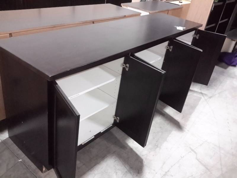 Lower Cabinet.. Dark Stained wood