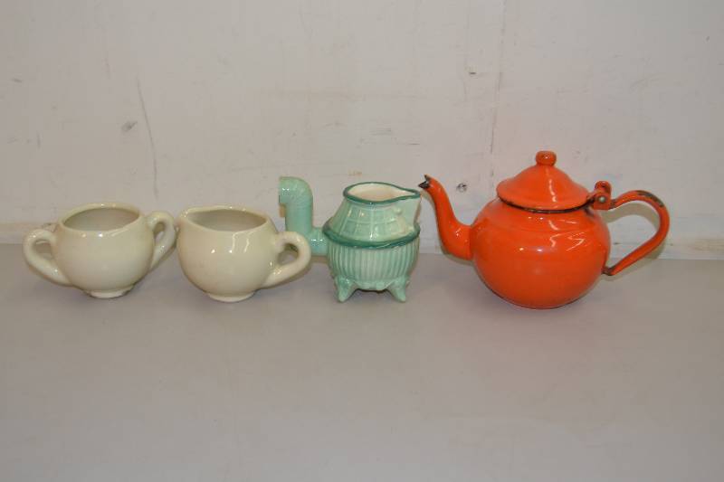 Teapot, Cream and Sugar