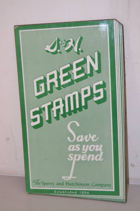 Green Stamps Sign