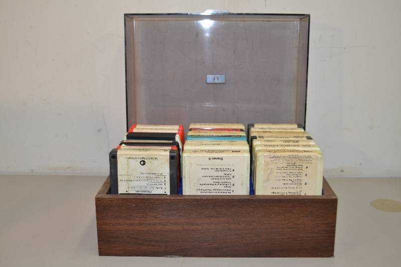 8 Track Tapes and Case