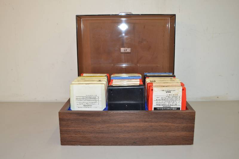 8 Track Tapes and Case