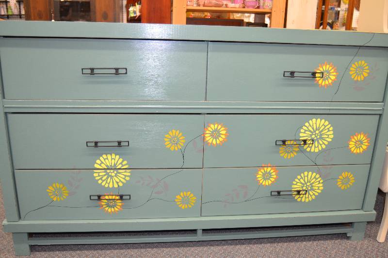 Hand painted dresser
