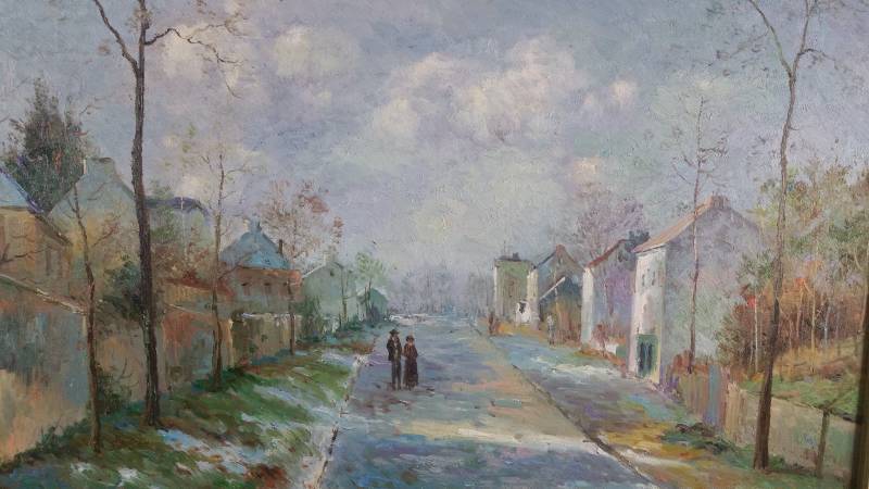 lot 7 image: Original Mark Moran Oil on Canvas Signed