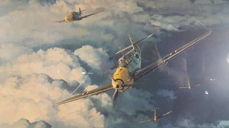 lot 14 image: Horrido Luftwaffe Signed Aces Edition Print by Robert Taylor