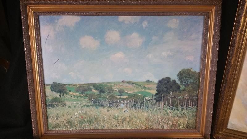 lot 26 image: (4) Reprints of Masterpieces from Money, Renior, Sisley, Cassatt