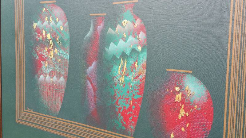 lot 13A image: Very Large Franco Screen on Canvas Wall Art