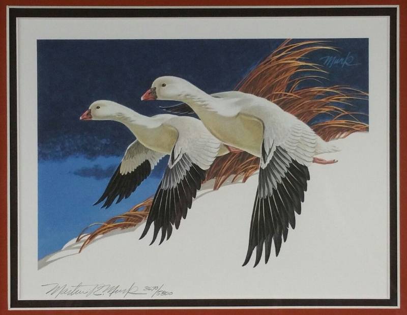 lot 27 image: 1977 Federal Duck Stamp Print by Martin Murk First Edition 36705800