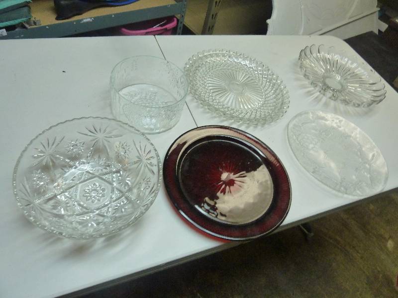 Glass Platters and Plates