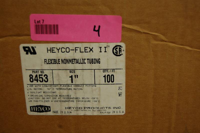 1 100 Black PVC Non-Metallic Flexible Liquid Tight Conduit
