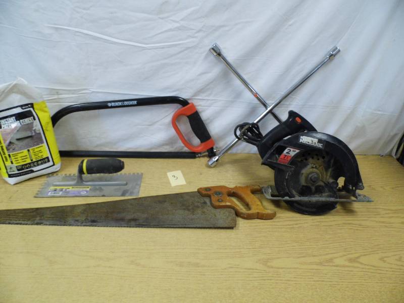 Saws - Trowel - Patch Cement